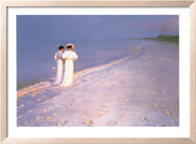 Summer Evening At The Beach by Peder Severin Kröyer Pricing Limited Edition Print image
