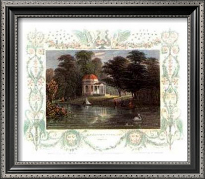 Garrick's Villa by William Tombleson Pricing Limited Edition Print image