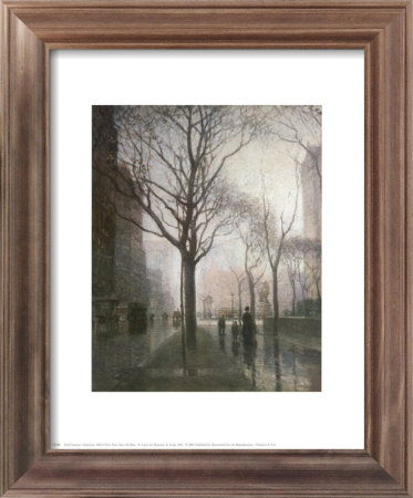Plaza After The Rain by Paul Cornoyer Pricing Limited Edition Print image