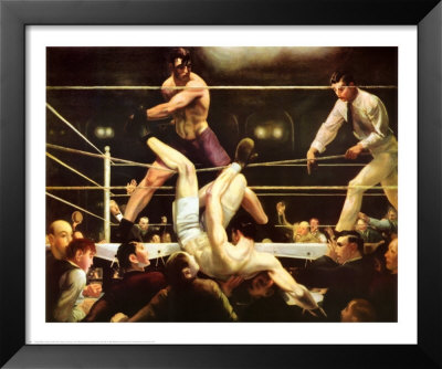 Dempsey And Firpo, 1924 by George Wesley Bellows Pricing Limited Edition Print image