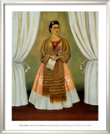 Self-Portrait Dedicated To Leon Trotsky, 1937 by Frida Kahlo Pricing Limited Edition Print image