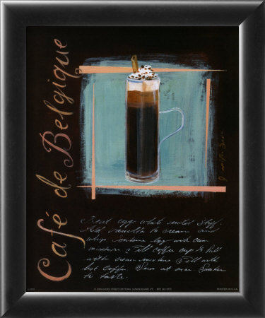 Cafe De Belgique by Jennifer Sosik Pricing Limited Edition Print image