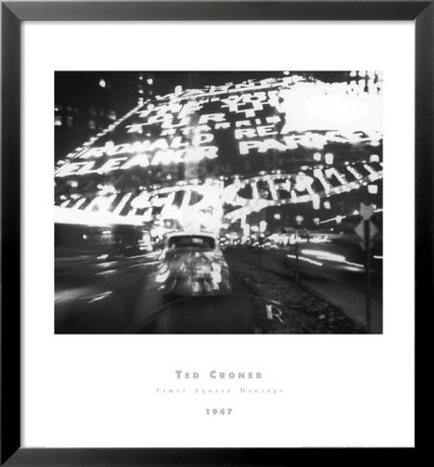 Times Square Montage 1947 (Large) by Ted Croner Pricing Limited Edition Print image