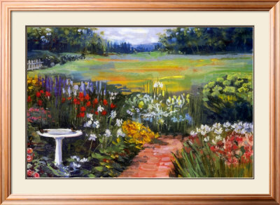 Elaine's Garden Ii by Carol Elizabeth Pricing Limited Edition Print image