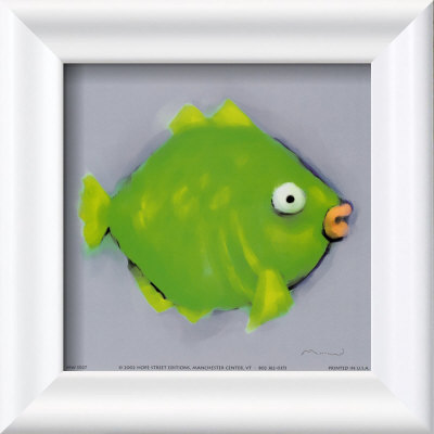 Green Pucker Fish by Anthony Morrow Pricing Limited Edition Print image