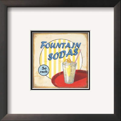 Fountain Sodas by Lisa Alderson Pricing Limited Edition Print image
