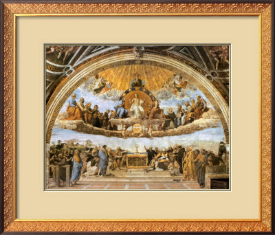 Dispute At The Eucharist by Raphael Pricing Limited Edition Print image