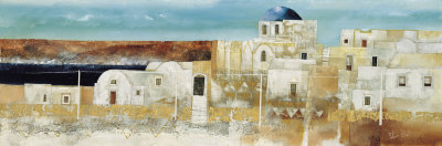 Veduta Di Thira by F. Dot Pricing Limited Edition Print image