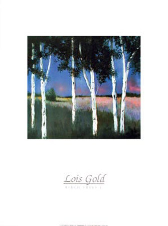 Birch Trees Ii by Lois Gold Pricing Limited Edition Print image