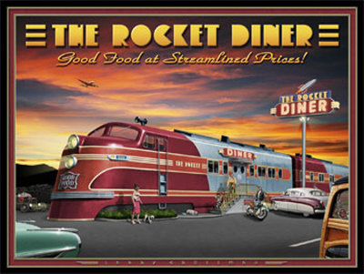 Rocket Diner by Larry Grossman Pricing Limited Edition Print image