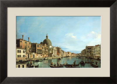 Venice: The Upper Reaches Of The Grand Canal With S. Simeone Piccolo, C. 1738 by Canaletto Pricing Limited Edition Print image