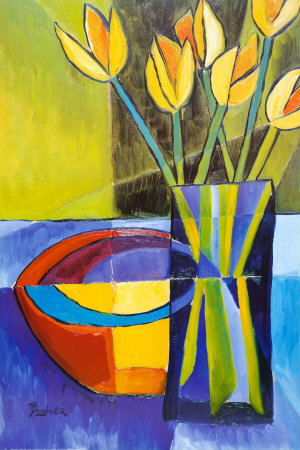 Stained Glass Still Life V by Elisa Boughner Pricing Limited Edition Print image