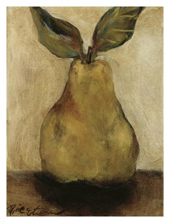 Golden Pear On Beige by Nicole Etienne Pricing Limited Edition Print image