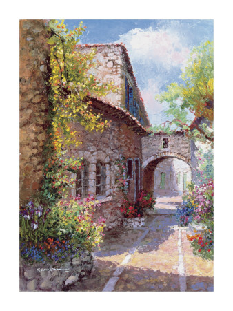 Colors Of Saint Paul De Vence by S. Sam Park Pricing Limited Edition Print image