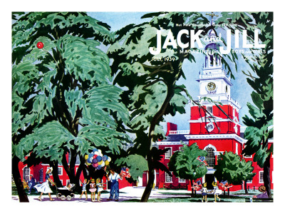 Independence Hall - Jack And Jill, July 1939 by Julia Nordell Pricing Limited Edition Print image