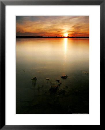 Summer Sunset Over Lake Of Two Mountains, Quebec, Canada by Robert Servranckx Pricing Limited Edition Print image