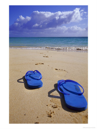 Sandals On Shore, Hi by Tomas Del Amo Pricing Limited Edition Print image