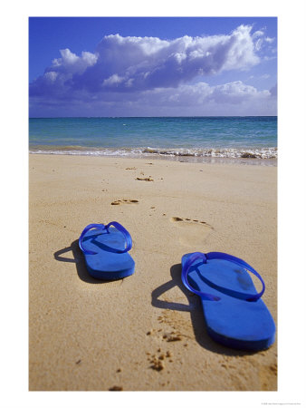 Sandals On Shore, Hi by Tomas Del Amo Pricing Limited Edition Print image