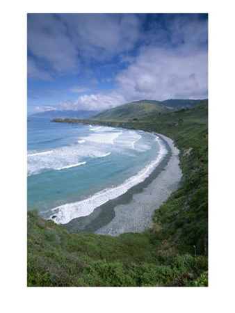 A View Of Sand Dollar Beach From Point Gorda by Rich Reid Pricing Limited Edition Print image
