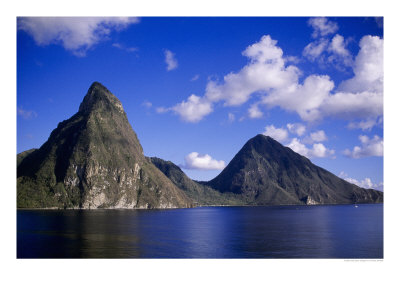 Pitons, St. Lucia by Timothy O'keefe Pricing Limited Edition Print image