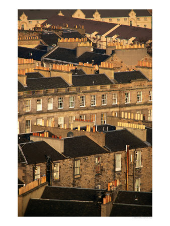 Georgian Rooftops And Chimneys In New Town, Edinburgh, United Kingdom by Chris Mellor Pricing Limited Edition Print image