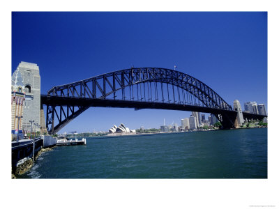 Harbour Bridge, Sydney, Australia by Glen Davison Pricing Limited Edition Print image