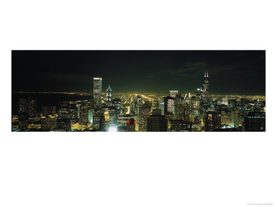 Downtown Chicago Skyline, Illinois by Walter Bibikow Pricing Limited Edition Print image