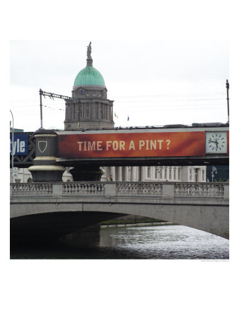 Dublin Ireland - Liffey River by Keith Levit Pricing Limited Edition Print image