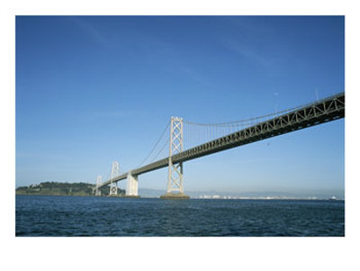 Skyline And Bay Bridge by Rich Reid Pricing Limited Edition Print image