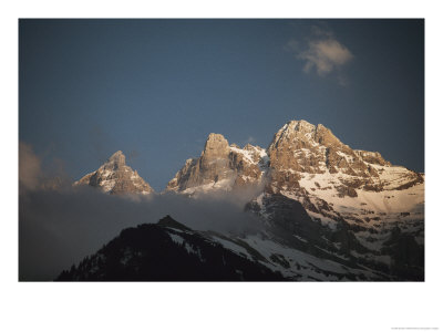 The Swiss Alps, Dents Du Midi, Portes Du Soleil Region by Gordon Wiltsie Pricing Limited Edition Print image