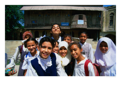 School Children, Al Basrah, Iraq by Jane Sweeney Pricing Limited Edition Print image