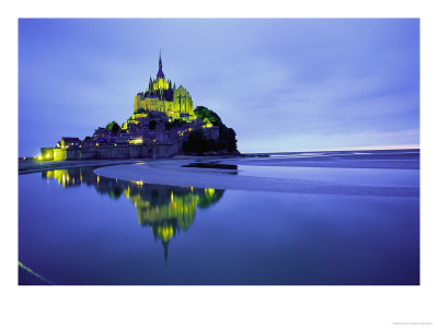 Mont St. Michel, Northern France by Peter Adams Pricing Limited Edition Print image