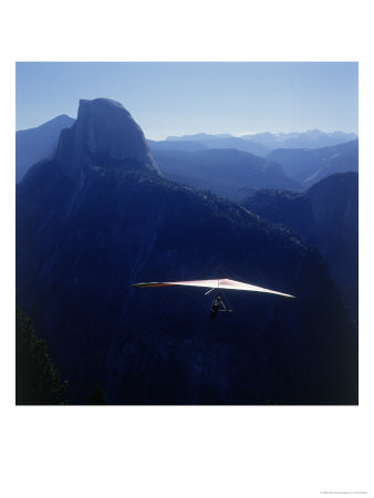 Hang Gliding, Half Dome, Yosemite National Park, Ca by Josh Mitchell Pricing Limited Edition Print image