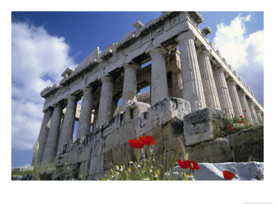 The Parthenon, Athens, Greece by Michele Burgess Pricing Limited Edition Print image