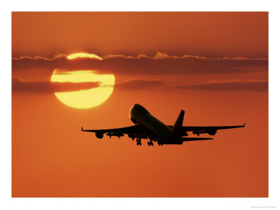 Commercial Airliner, Taking Off by Peter Walton Pricing Limited Edition Print image