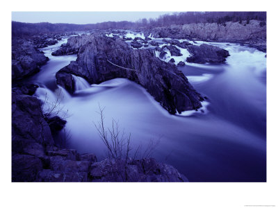 Potomac River Rapids And Large Rocks by Karen Kasmauski Pricing Limited Edition Print image