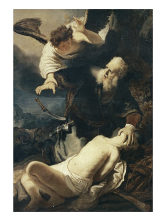 Abraham And Isaac by Rembrandt Van Rijn Pricing Limited Edition Print image