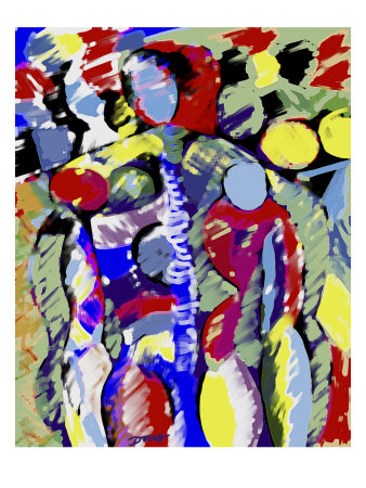 Abstract Figures by Diana Ong Pricing Limited Edition Print image
