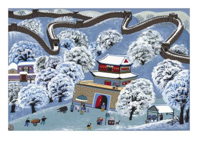 Winter In Shan-Hai Pass by Bai Yan Pin Pricing Limited Edition Print image