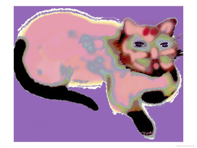 Pink Cat by Diana Ong Pricing Limited Edition Print image