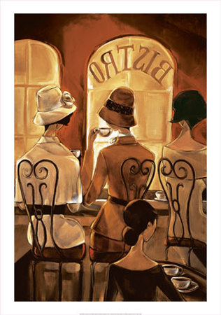 Rendezvous Au Bistro by Trish Biddle Pricing Limited Edition Print image