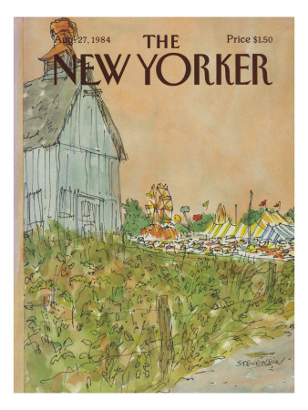 The New Yorker Cover - August 27, 1984 by James Stevenson Pricing Limited Edition Print image