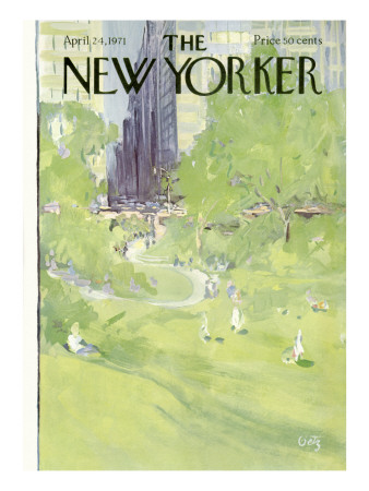 The New Yorker Cover - April 24, 1971 by Arthur Getz Pricing Limited Edition Print image