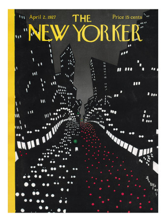 The New Yorker Cover - April 2, 1927 by Toyo San Pricing Limited Edition Print image