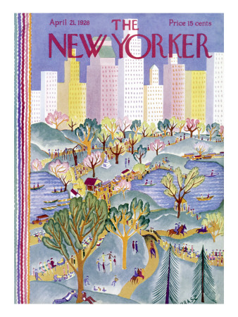 The New Yorker Cover - April 21, 1928 by Ilonka Karasz Pricing Limited Edition Print image
