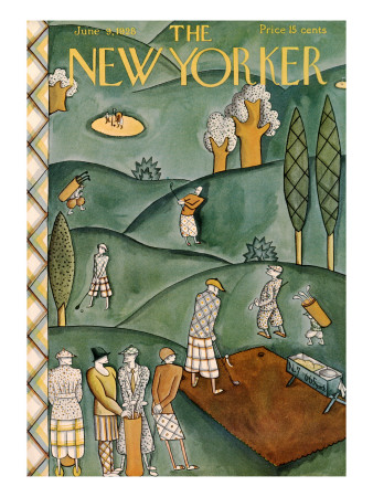 The New Yorker Cover - June 9, 1928 by Ilonka Karasz Pricing Limited Edition Print image
