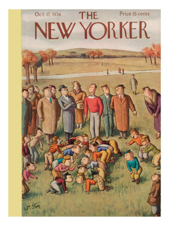 The New Yorker Cover - October 17, 1936 by William Steig Pricing Limited Edition Print image