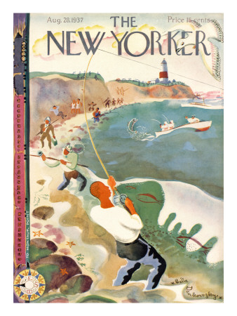 The New Yorker Cover - August 28, 1937 by Bela Dankovszky Pricing Limited Edition Print image