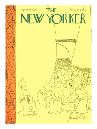 The New Yorker Cover - April 29, 1939 by James Thurber Pricing Limited Edition Print image