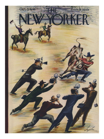 The New Yorker Cover - October 5, 1946 by Constantin Alajalov Pricing Limited Edition Print image